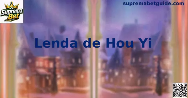 Tela ilustrativa da Lenda de Hou Yi com tema de arqueiro imperial e sóis lendários