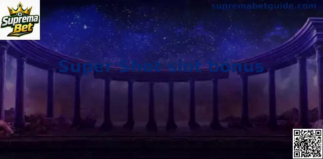 Visual em tela cheia do Super Shot slot bônus