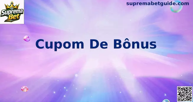 Interface de ativação do Cupom De Bônus na Suprema Bet