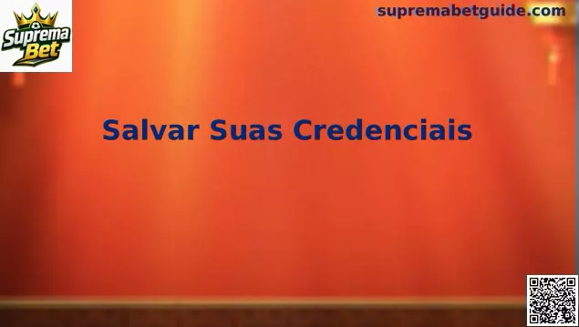 Guia para salvar credenciais