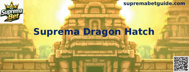 Tela ilustrativa do jogo Suprema Dragon Hatch com temática de dragões