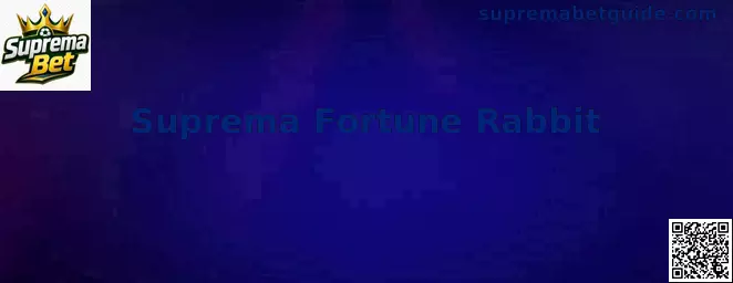 Tela ilustrativa do jogo Suprema Fortune Rabbit