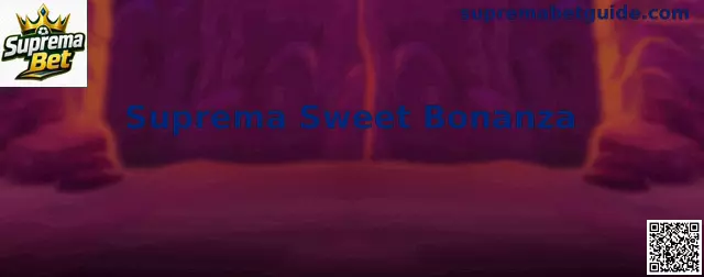Interface ilustrativa do jogo Suprema Sweet Bonanza