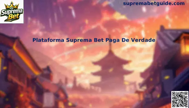 Plataforma Suprema Bet Paga De Verdade